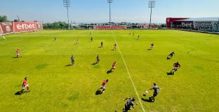 ЦСКА вече тренира в Словения 