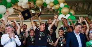 Лудогорец вдигна 12-та си шампионска купа 