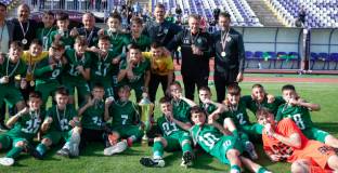 Децата на Лудогорец U14 вдигнаха купата на БФС (видео)