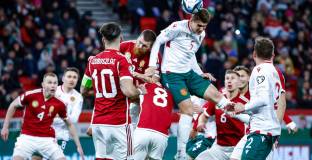 Унгария разби България за едно полувреме