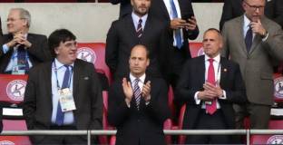 Принц Уилям се обърна към английските национали