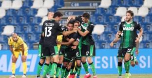 Сасуоло - Верона 3:3 