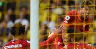 Ливърпул мина на трета през Норич (видео)