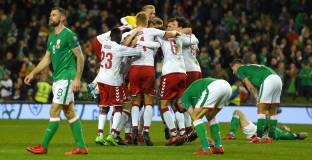 Ирландия - Дания 1:5 