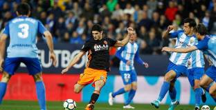 Валенсия обърна Малага в края на мача (видео)