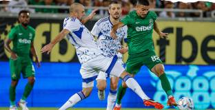 Динамо Загреб взе аванс преди реванша срещу Лудогорец (видео)