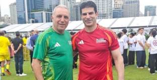 Стоичков, Гонзо, Балъков и Венци Стефанов в ложите на 