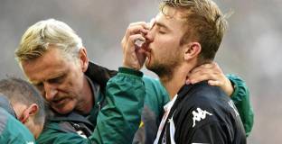 Играч на Борусия М. с четвърта травма на главата за три години