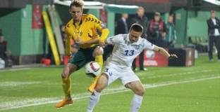 Литва - Естония 0:1 