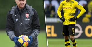 Обамеянг пристигна в Лондон, за да завърши трансфера си в Арсенал 