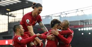 Ливърпул доближава топ 4 с победа (видео)