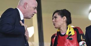 Белгийски министър се появи с лентата One Love на мача с Канада 