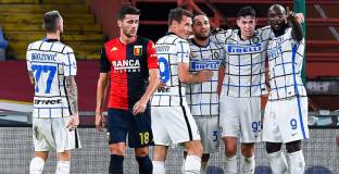 Интер измъкна трите точки от мача си с Дженоа (видео)