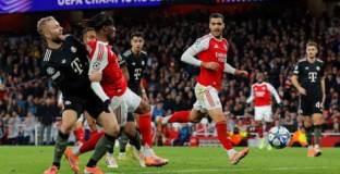 Арсенал нанесе първа загуба за сезона на Байерн Мюнхен