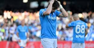 Наполи остана без победа и в последния кръг на Серия А