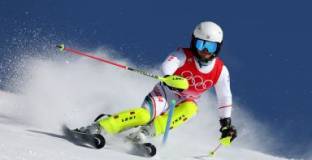  Алберт Попов девети в слалома Игрите