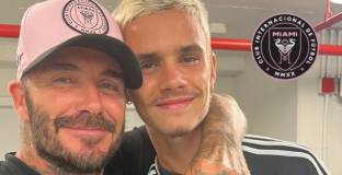 Ромео Бекъм тренира в Брентфорд 