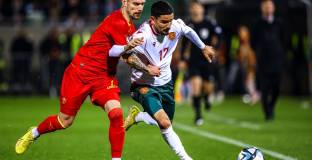 България стартира със загуба в квалификациите за Евро 2024 (видео)