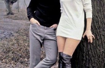 1972 г. Боби Мур със съпругата си.