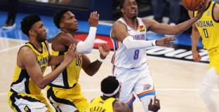 Оклахома победи Индиана в пети мач от финала в НБА