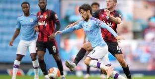 Ман Сити с трудна победа над  Борнемут
