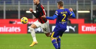 Дубъл на Ернандес спаси точката за Милан срещу Парма