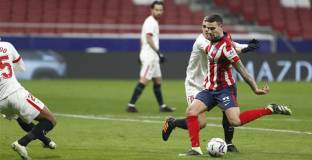 Атлетико в свой стил победи Севиля (видео)