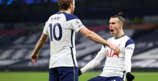 Кейн и Бейл донесоха победата на Тотнъм над Палас