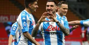 Милан отстъпи на Наполи (видео)