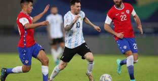 Гол на Меси не помогна на Аржентина да победи Чили