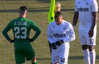 Единственият българин на Берое - Хебър бе изгонен 