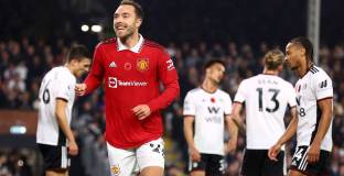 Гарначо носи победа на Юнайтед над Фулъм