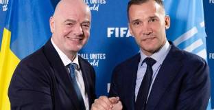 Инфантино: Радвам се да се срещна отново с Шевченко