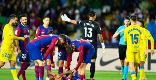 Барселона с минимална победа над Лас Палмас