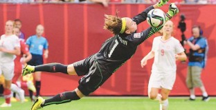 Вратар на женския отбор на Швейцария отказа смяна 