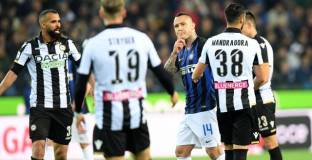 Интер се постара, но Удинезе си спечели точка (видео)