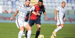 Интер с обрат срещу Каляри (видео)