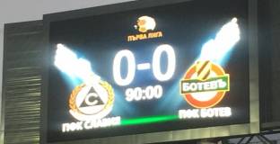 Славия и Ботев Пловдив не си вкараха в скучен мач