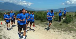 Здрава тренировка за сините в Добринище (видео)