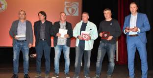 Легенди и фенове на ЦСКА празнуваха два юбилея във Военния клуб