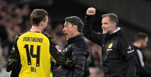 Борусия Дортмунд победи Щутгарт с два гола след 90-ата минута (видео)