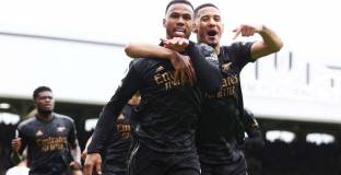 Арсенал разби Фулъм за под полувреме