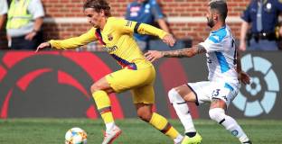  Гризман откри головата си сметка за Барсa - каталунците с погром срещу Наполи