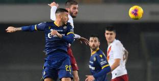 Рома си тръгна с три точки от Верона