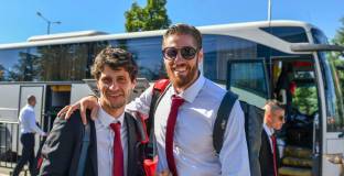 ЦСКА пристигна в Запорожие, Бодуров и Пинто пак не са в групата