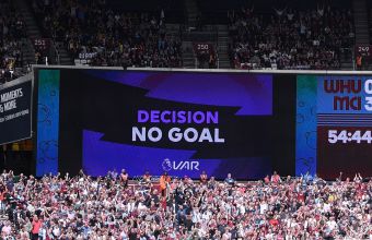 За първи път VAR в Англия! Бързо ще свикнем с тази гледка.