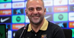 Ханзи Флик доволен от представянето на Барселона