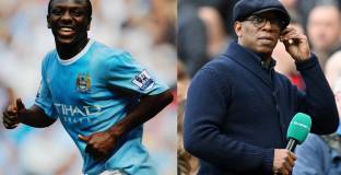 Райт-Филипс се пошегува с баща си след загубата на Арсенал 