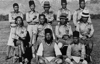 1936g. Първият футболен отбор в Тибет - Лхаса Юнайтед. 