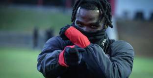 Годиун Коялипу тренира на облекчен режим, под въпрос е за мача със Спартак